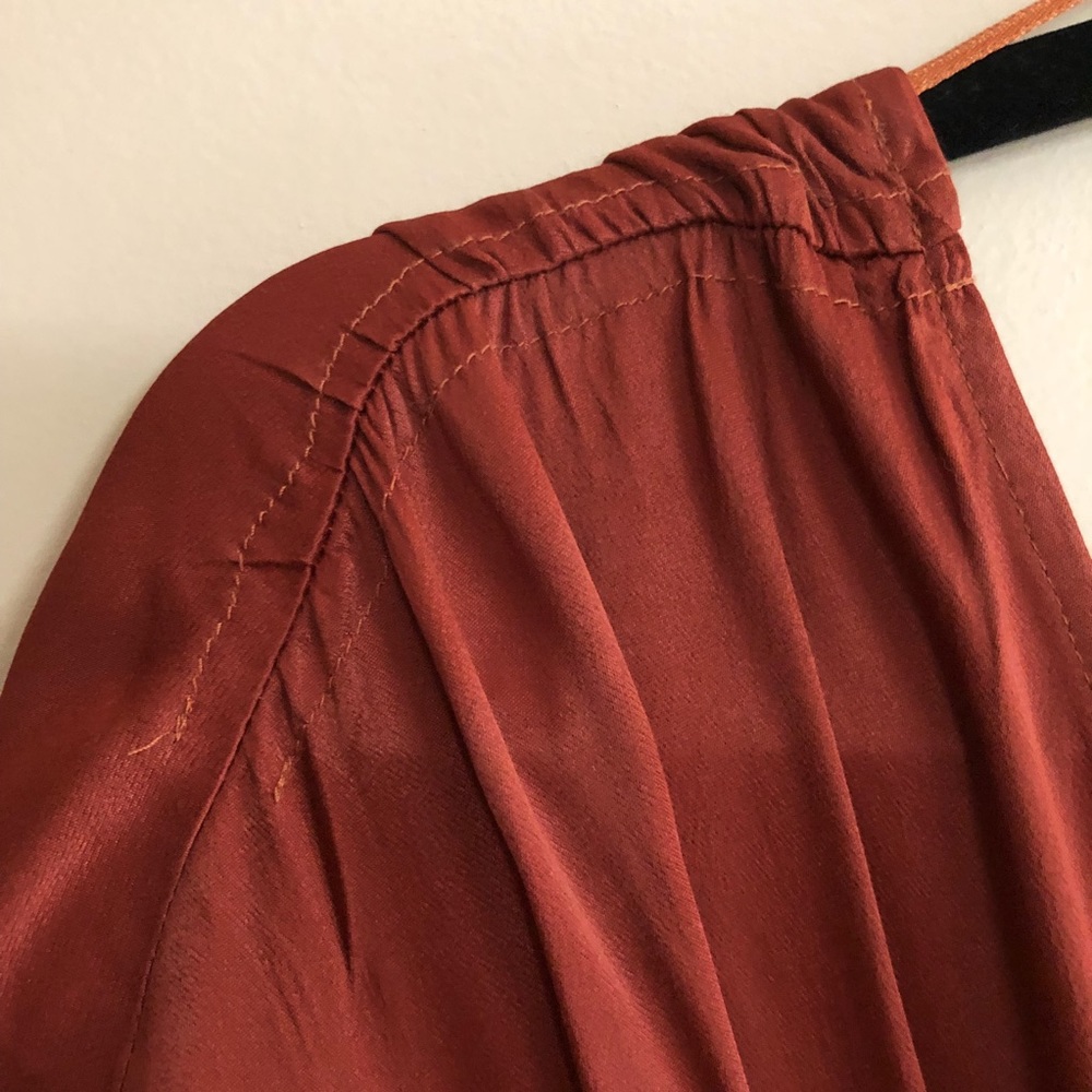 Satin Free People midi dress - Picture 2 of 8